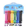 12Pcs Cute Cat Collar with Bell Adjustable Kitten Safety Collar Necklace Black Blue Red Orange Green 6 Colors for Chihuahua
