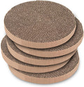 Catify Cat Scratcher, Fun Interactive Scratchers, Posts, Poles, Claw Safe, Furniture Saver Indoor Play Support Natural Cat Behaviors Heavy Duty - Round(5 Pack)