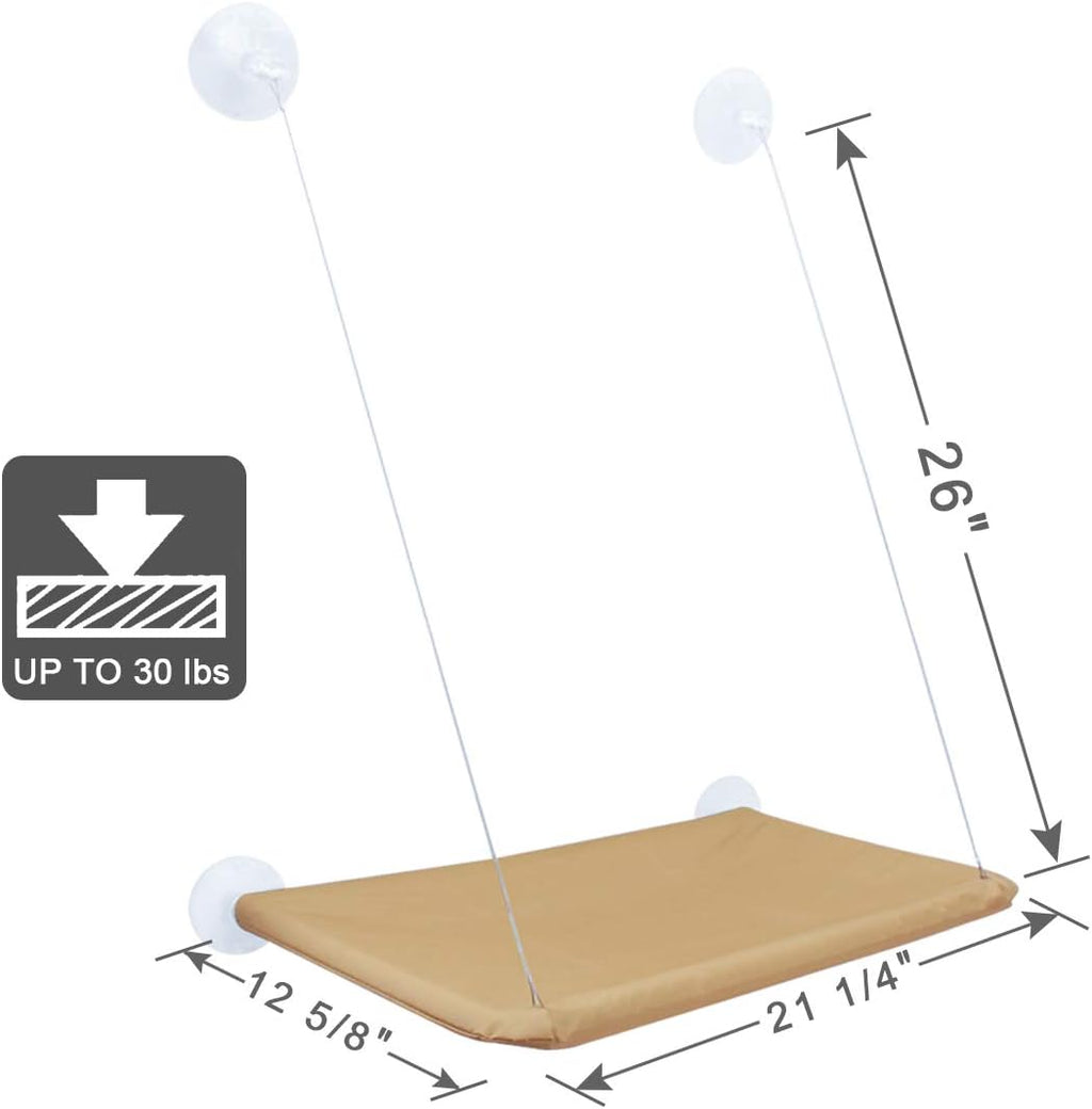 Cat Window Perch Seat Hammock Strong Suction Cups Holds up to 30Lbs