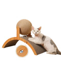 Cat Scratcher Ball Cat Scratching Toy Inclined Scratch Board Sisal Rope Ball for Indoor Cat Kittens 