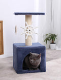 Cat Tree Cat Tower Cat Condo Sisal Scratching Posts with Jump Platform and Cat Ring Cat Furniture Activity Center Kitten Play House (Small 2 Platforms)