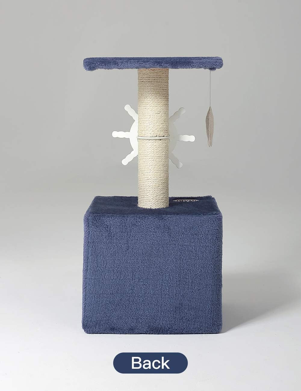 Cat Tree Cat Tower Cat Condo Sisal Scratching Posts with Jump Platform and Cat Ring Cat Furniture Activity Center Kitten Play House (Small 2 Platforms)