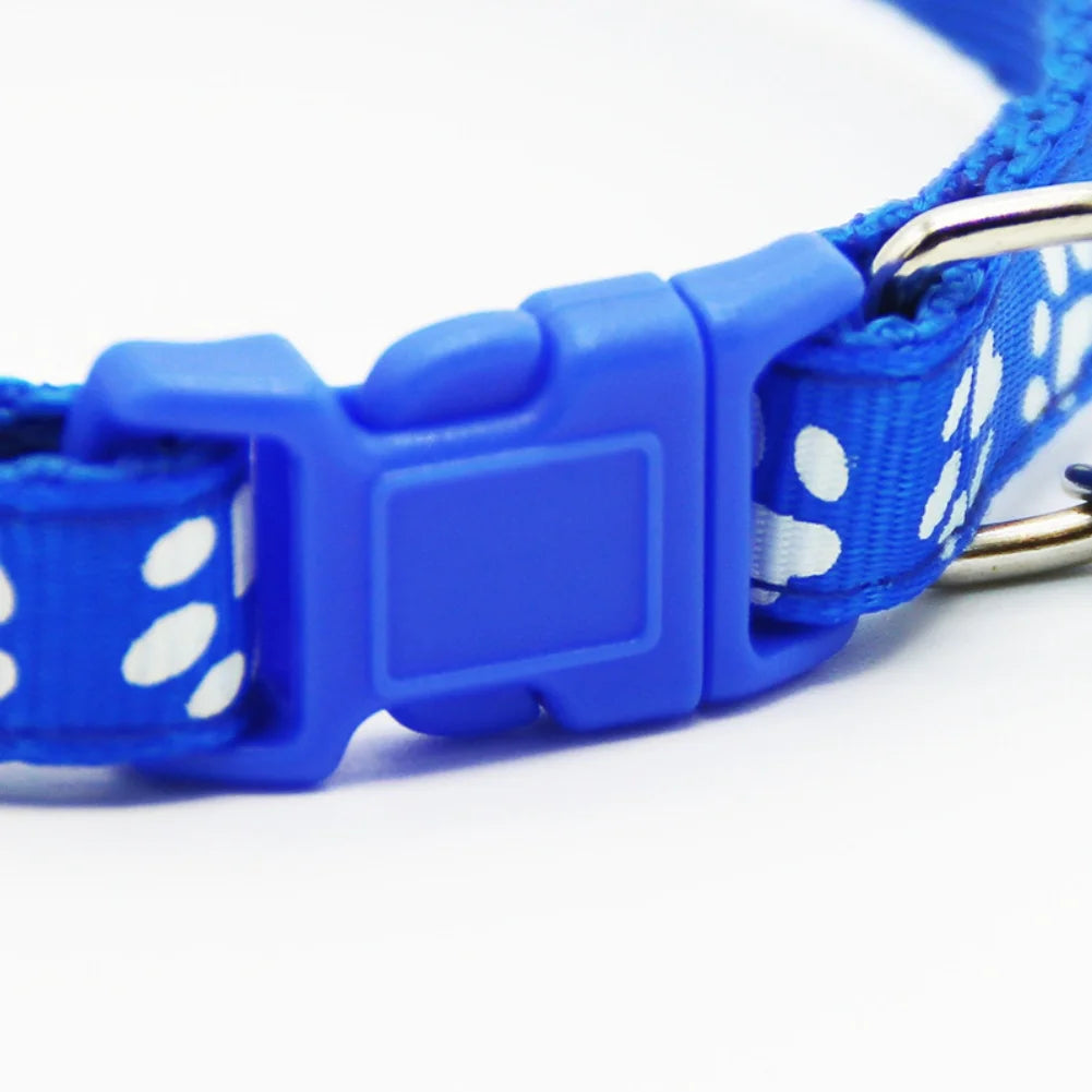 Reflective Cat Collar Adjustable Pet Kitten Reflective Necklace for Small Pet Animals Cat Collar with Bells Breakaway Cat Collar