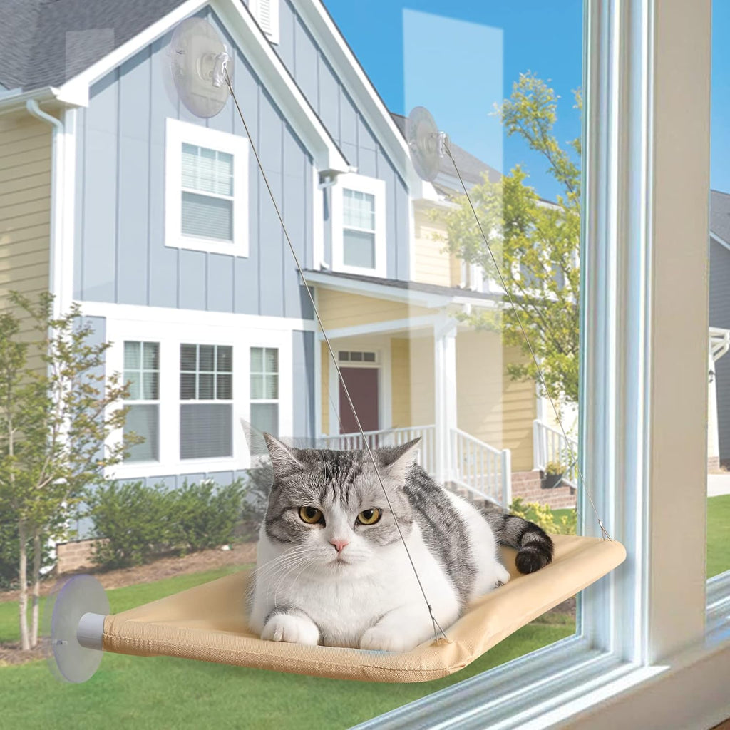 Cat Window Perch Seat Hammock Strong Suction Cups Holds up to 30Lbs